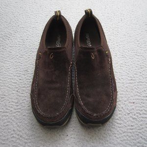 Olukai Kama Hele Loafer Mens Size 13 Brown Leather Suede Slip On Comfort